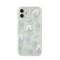 Peace Whitish Blue iPhone Transparent Case - Viexta