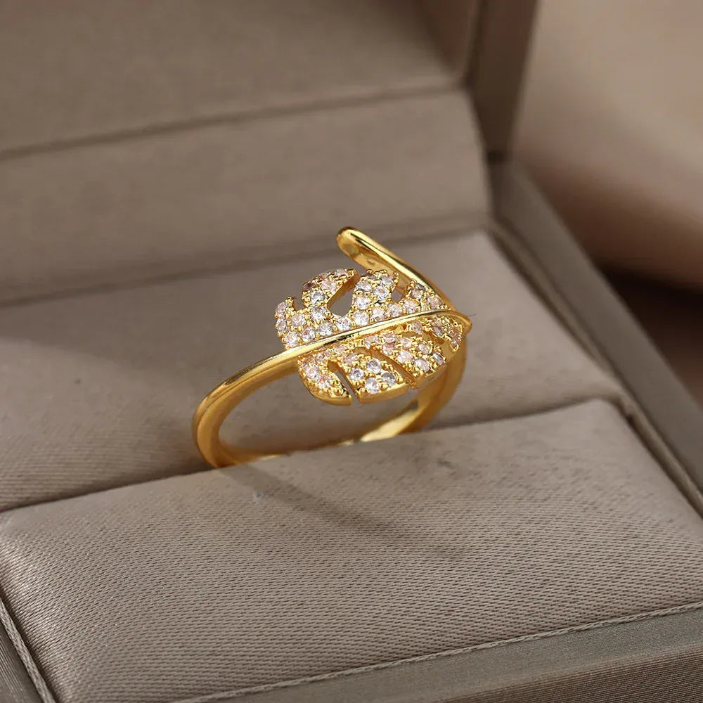 Double Layer Zircon Ring - Viexta