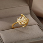 Double Layer Zircon Ring - Viexta