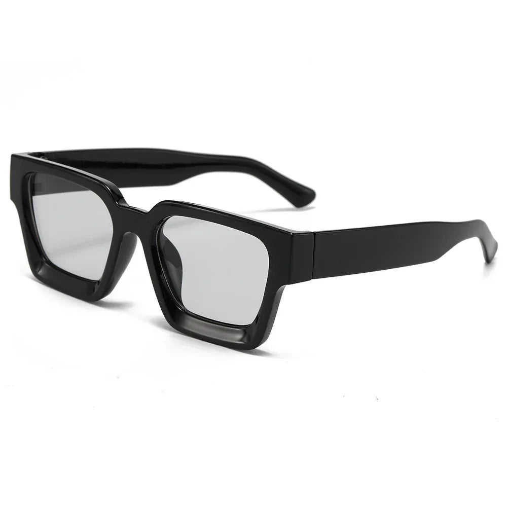 Classic Thick Square Frame Sunglasses - Viexta