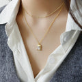 Dainty Square Neckpiece - Viexta