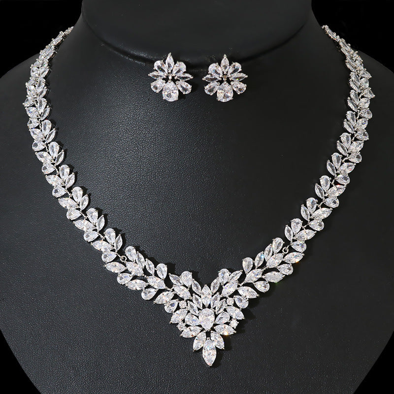 bride-zircon-diamond-necklace-earring-set