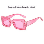 Retro Square Small-Frame Cross-Border Personalized Sunglasses