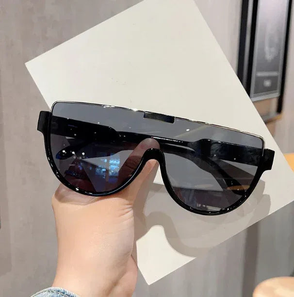 semi-rimless-brown-one-piece-sunglasses - Viexta