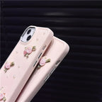 three-dimensional-pearl-small-flower-iphone-case - Viexta