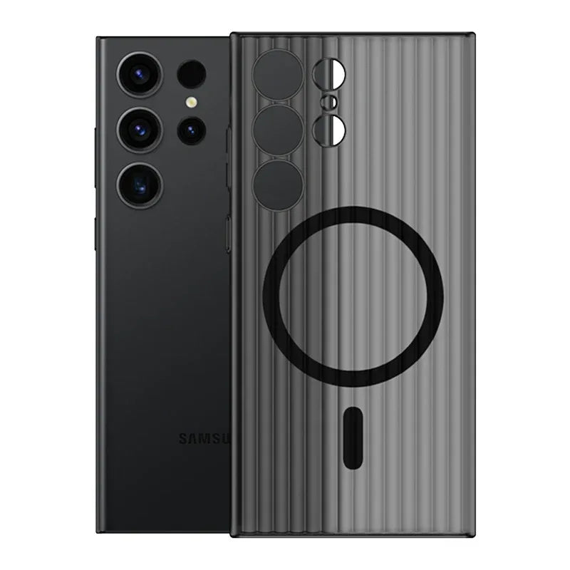 Ice Mist Magnetic Matte Samsung Phone Case - Viexta