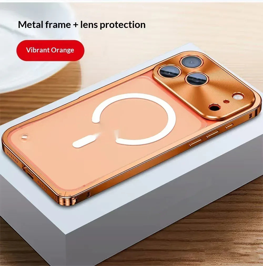 Precision-milled Matte Magnetic iPhone Case With Metal Edge - Viexta