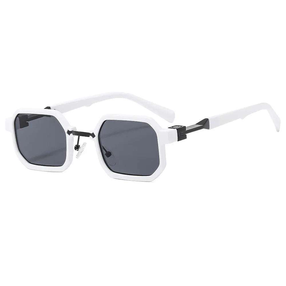 Hip Hop Small Square Box Exquisite Sun Glasses - Viexta