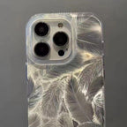 Feather Pattern Gradient iPhone Case - Viexta