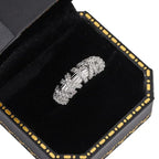 Colored Thread Twisted Inlaid Zircon Ring - Viexta