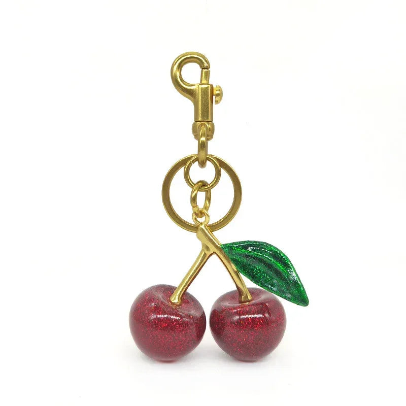 cherry-crystal-stylish-keychain - Viexta