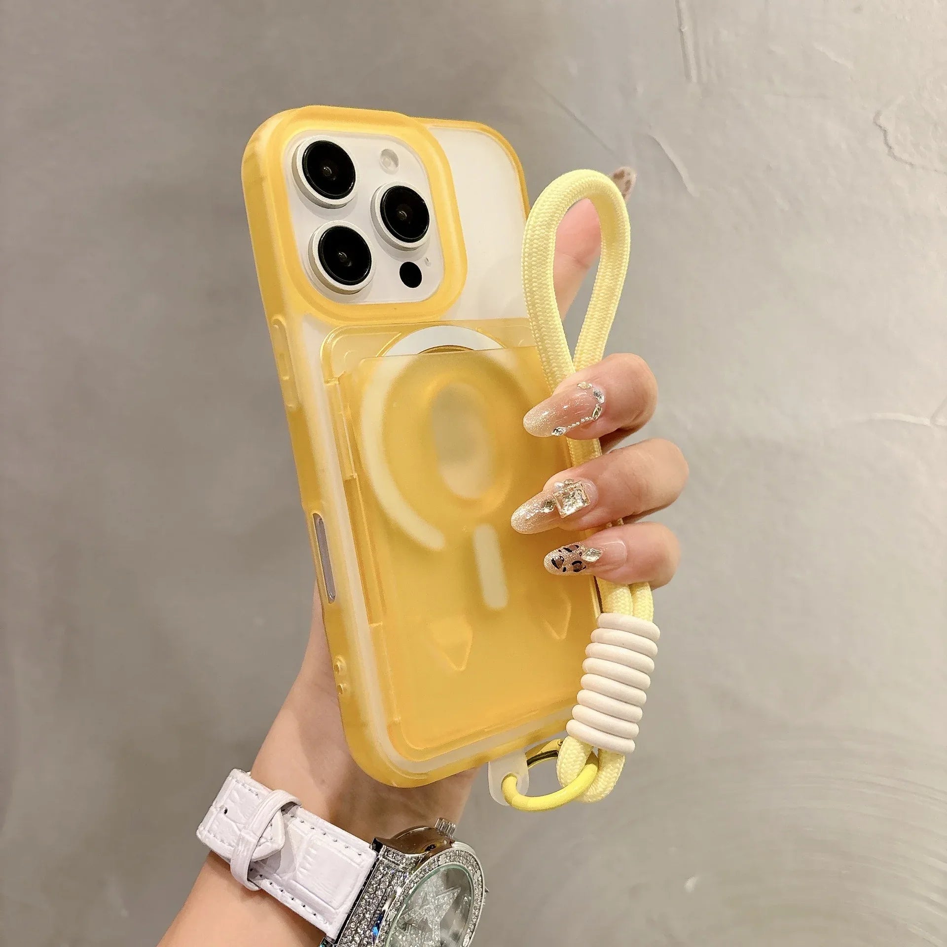 Sleek Light-luxury Magnetic Card-slot iPhone Case - Viexta