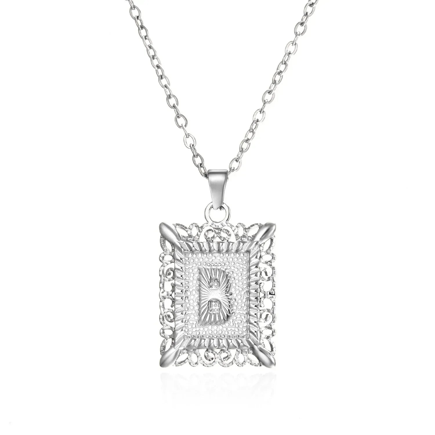 stainless-steel-initial-necklace - Viexta