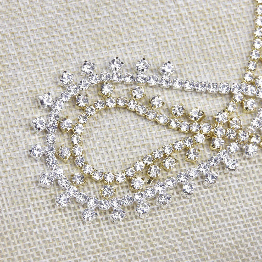 rhinestone-claw-choker-temperament-clavicle-chain - Viexta