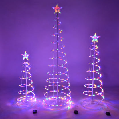 LED Spiral Christmas Tree Light