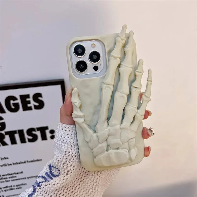Skull Hand Bone iPhone Protective Case - Viexta
