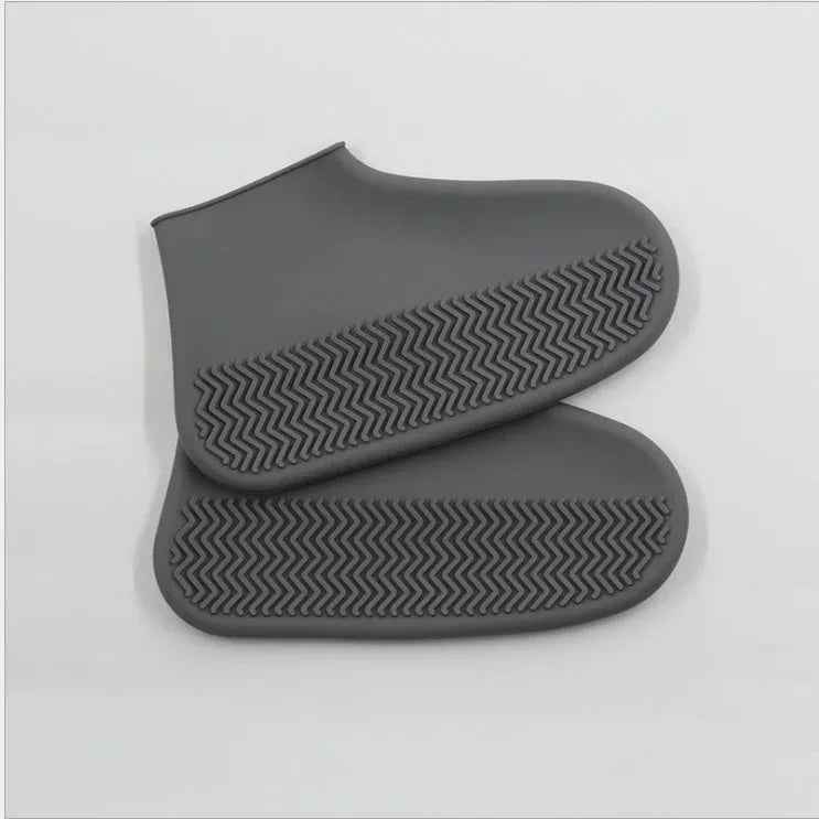 Men and women hiking slip wearable easy to carry silicone rain boots - Viexta