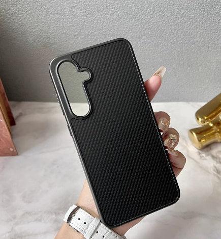 Carbon Fiber Texture Magnetic Suction Samsung case - Viexta