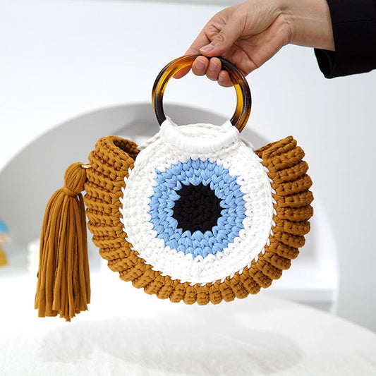 Evil-eye Woven Bag