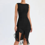 Summer Slim Skinny Sleeveless Dress - Viexta