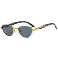 Women's Retro Oval Frame UV-proof Sunglasses - Viexta