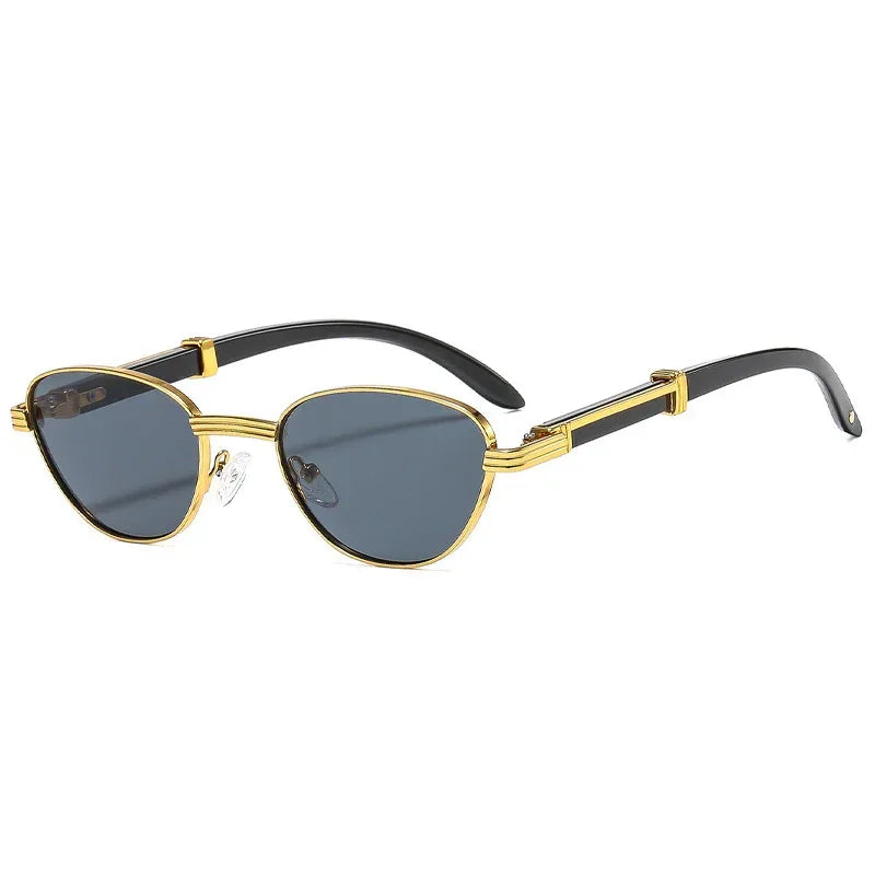 Women's Retro Oval Frame UV-proof Sunglasses - Viexta