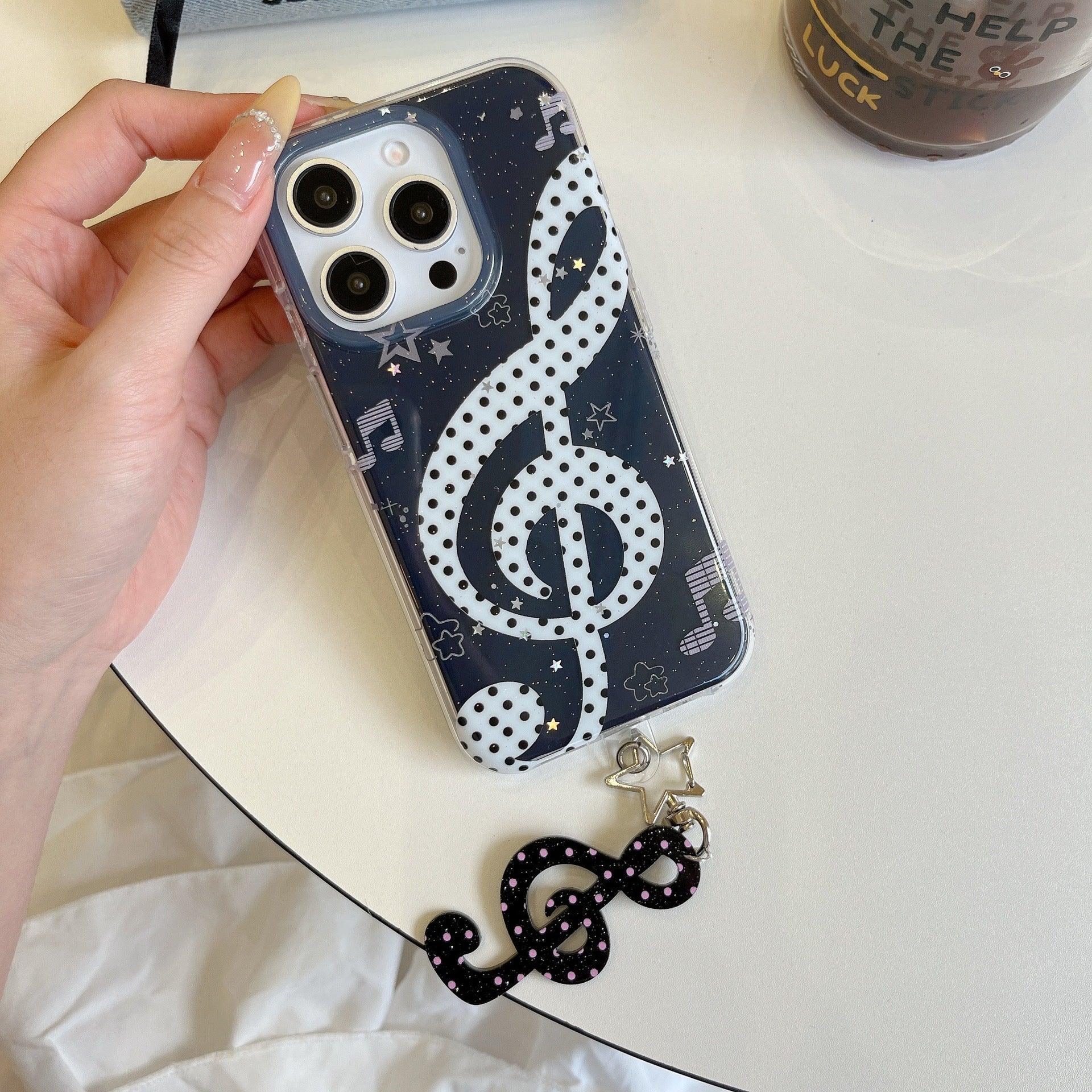 Minimalist Design Musical Notes iPhone Case - Viexta