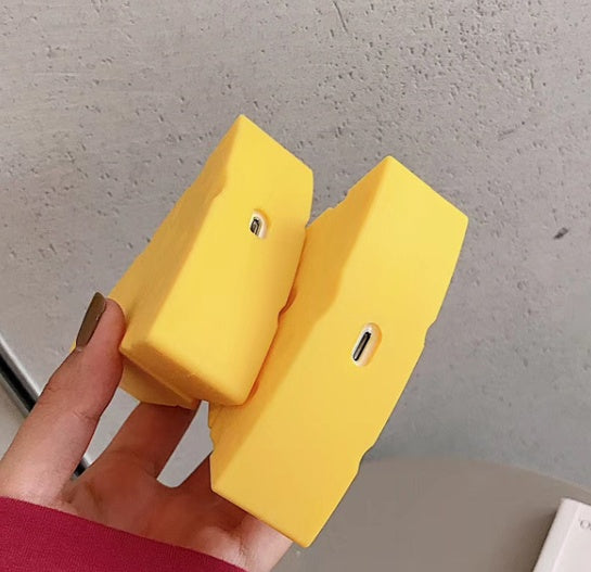 Stereo cheese airpods protective cover