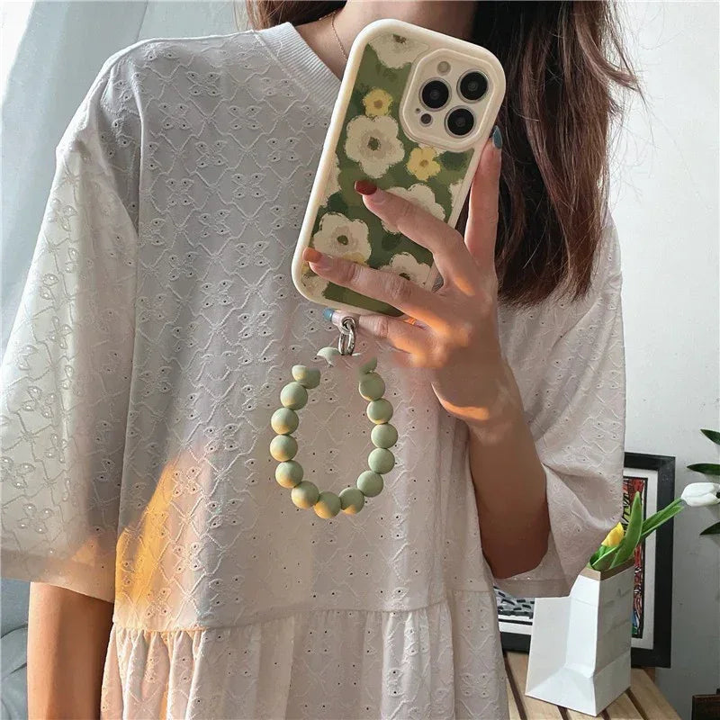 Green Flowers iPhone Case - Viexta