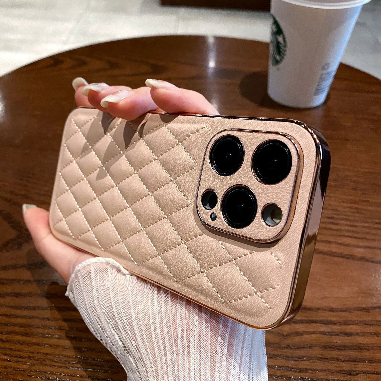 Diamond Leather iPhone Case