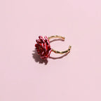 Grape Manor Peach Blossom Enamel Ring - Viexta
