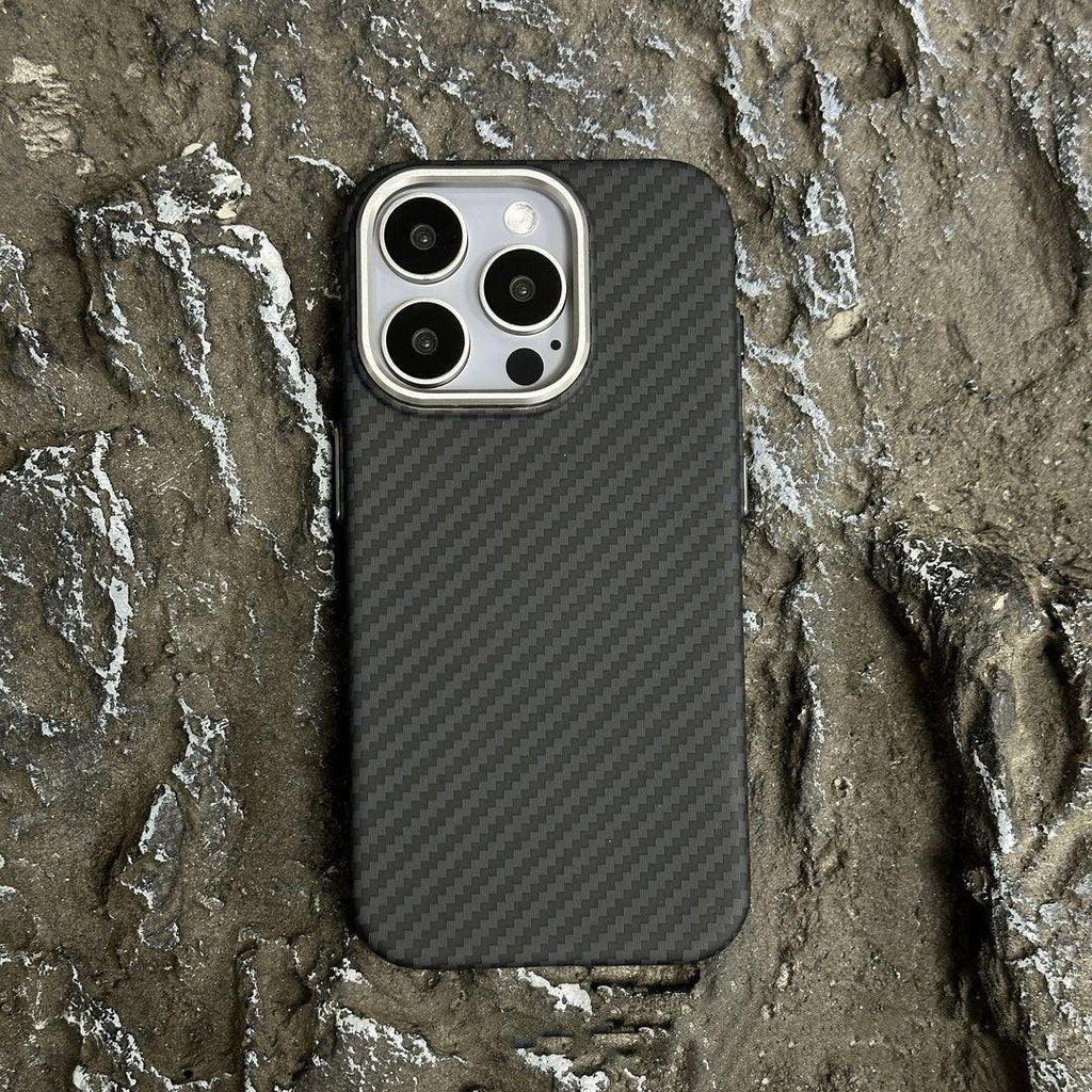 Kevlar Pattern Magnetic Hard Shell iPhone Cover - Viexta