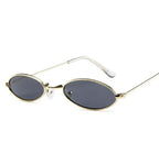 Metal Sunglasses Elliptical Sunglasses - Viexta