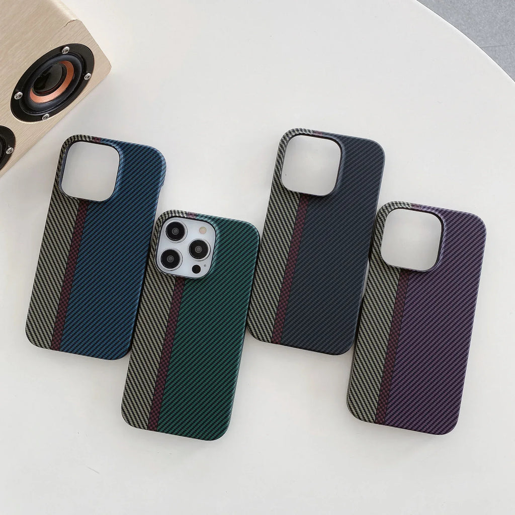 Carbon Fiber Soft Drop-resistant iPhone Case - Viexta