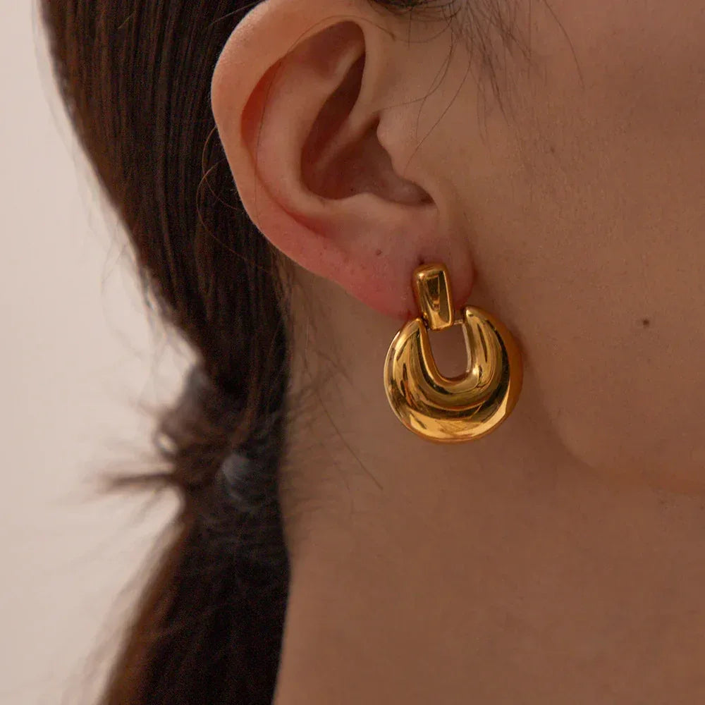 Hypo-allergic Round Studs - Viexta