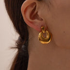 Hypo-allergic Round Studs - Viexta