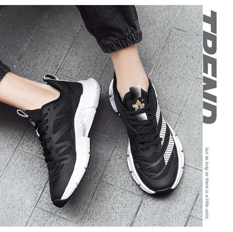 Mesh Breathable Trendy Popcorn Sneakers - Viexta