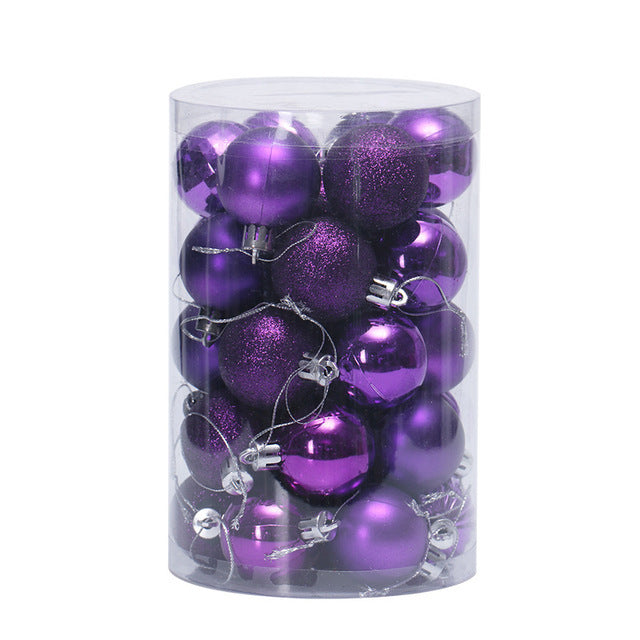 34 Christmas Ball Set 4cm Christmas Ornaments