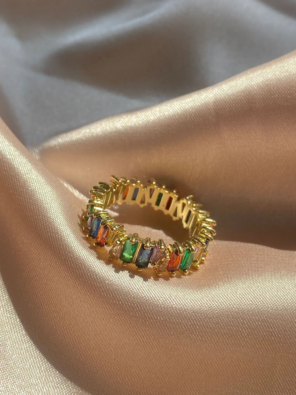 Zircon Ladder Square Ring - Viexta