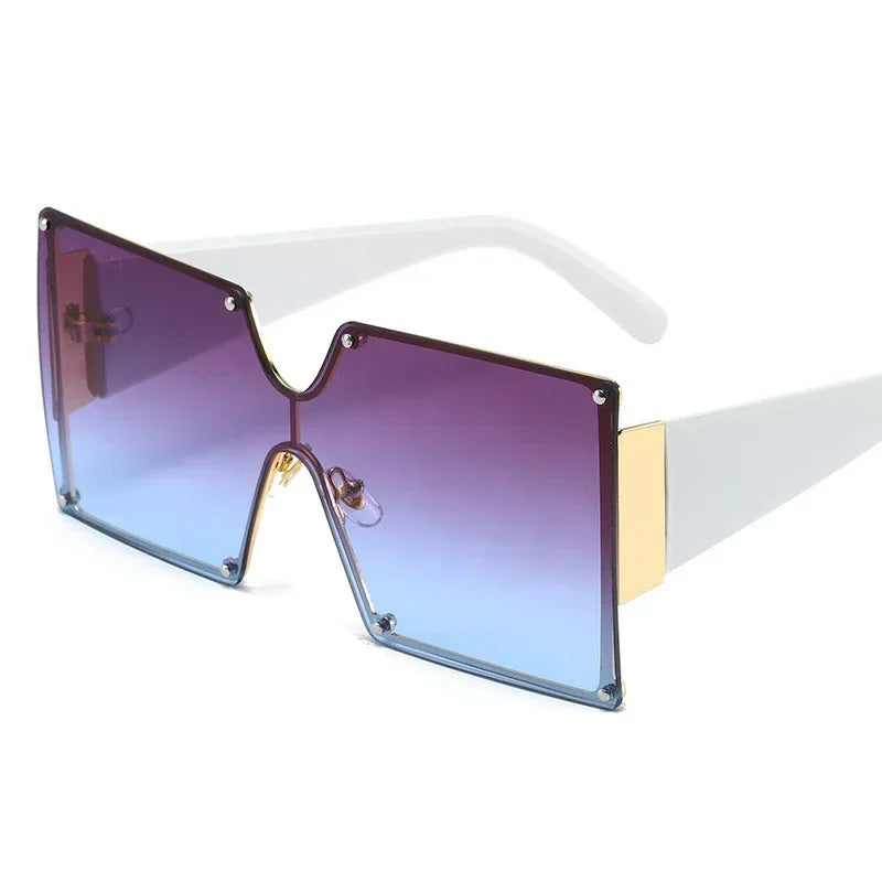 One Piece Square Sunglasses - Viexta