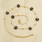Floral Stainless Steel Bracelet for Women
