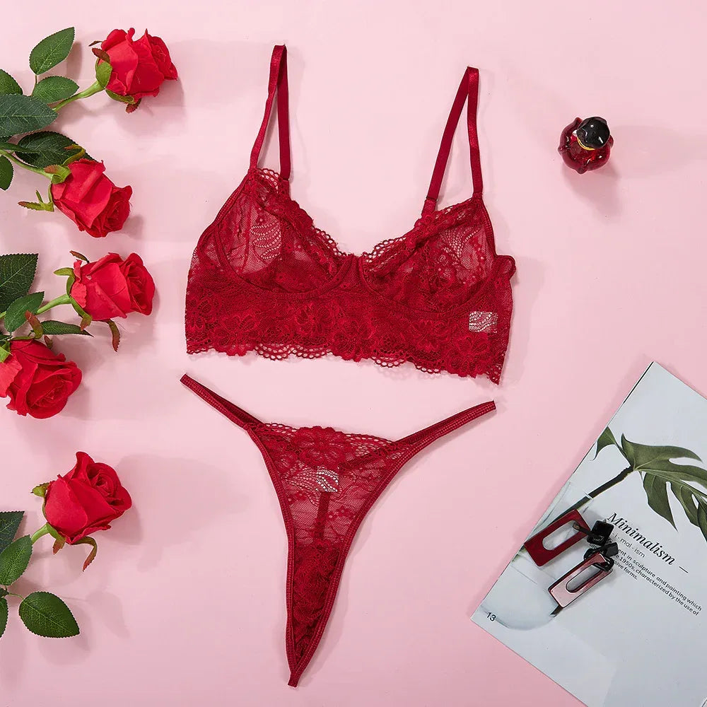 lace-mesh-see-through-sexy-lingerie-suit - Viexta