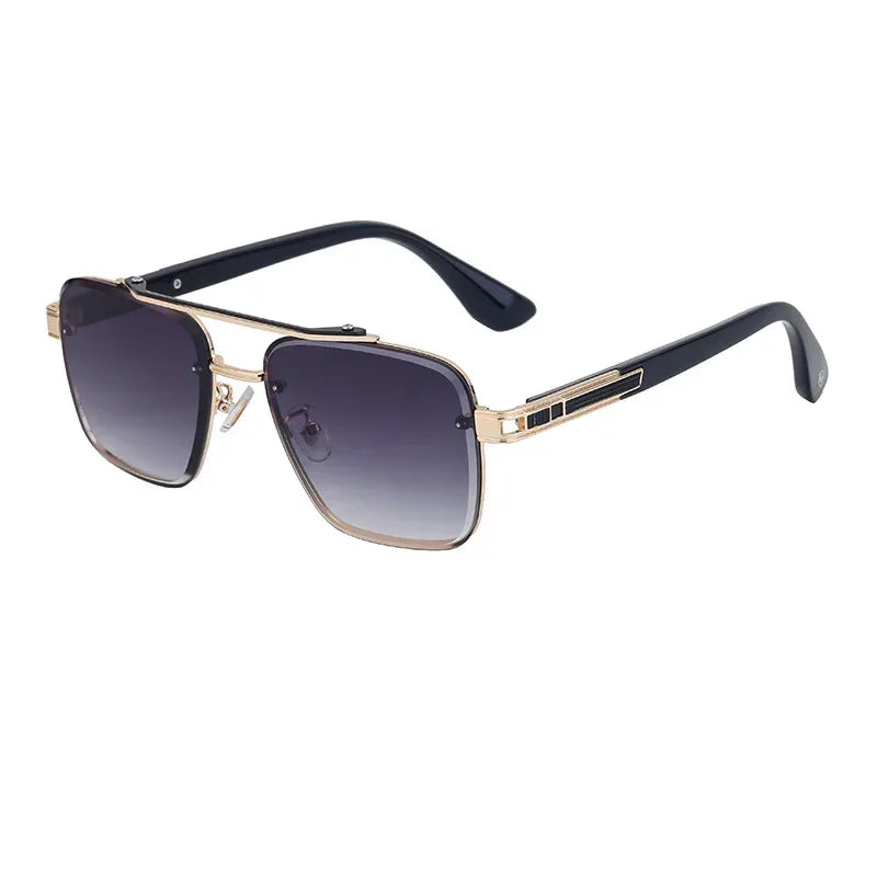 Mens Fashionable Square-frame Sunglasses - Viexta