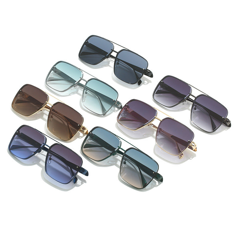 Casual Fashion Metal Frame Sun Glasses