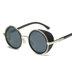 round-retro-uv-protection-sunglasses - Viexta
