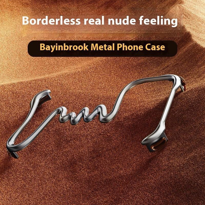 metal-frameless-half-pack-iphone-case - Viexta