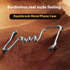 metal-frameless-half-pack-iphone-case - Viexta