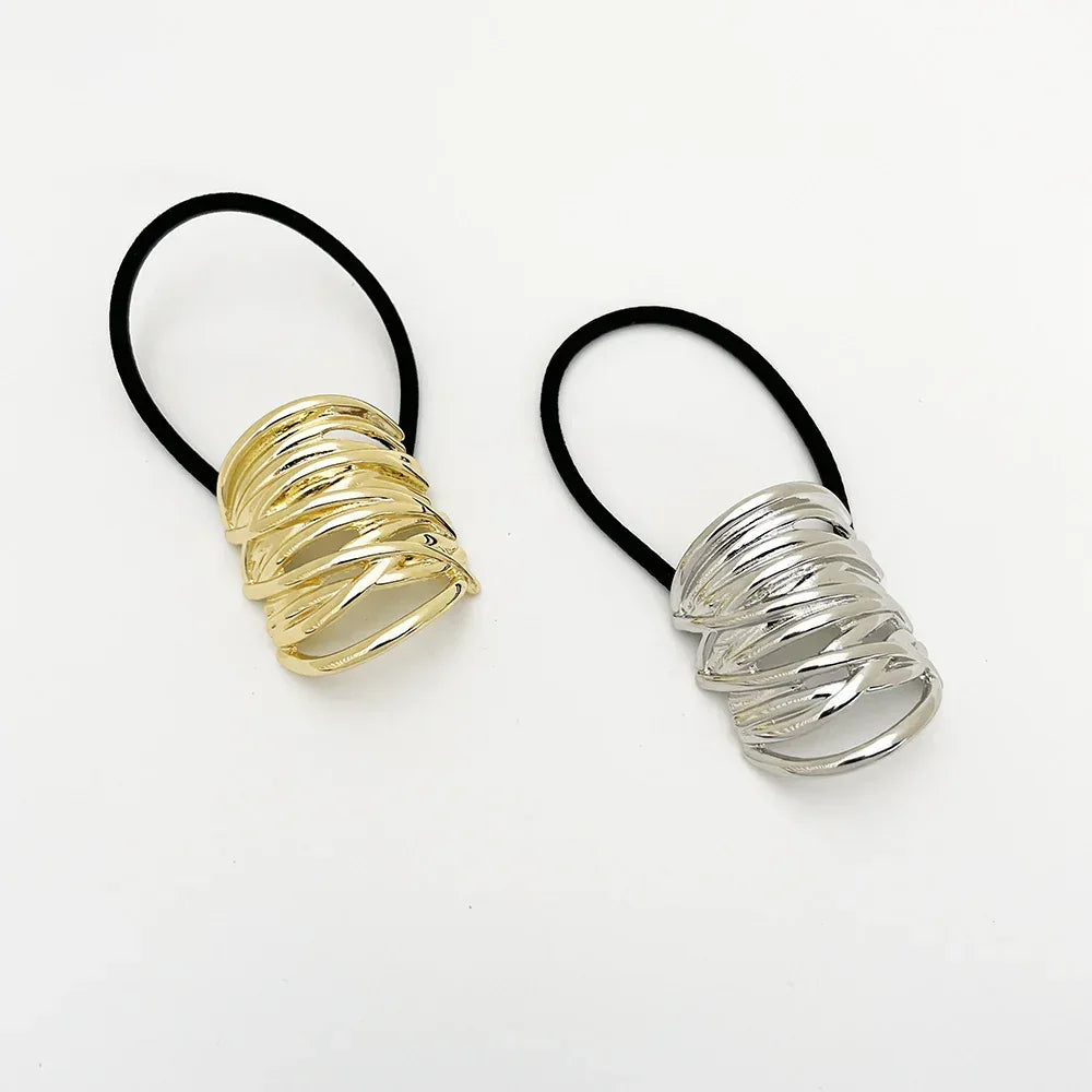 Metal Hair Rope Ponytail Head Rope - Viexta