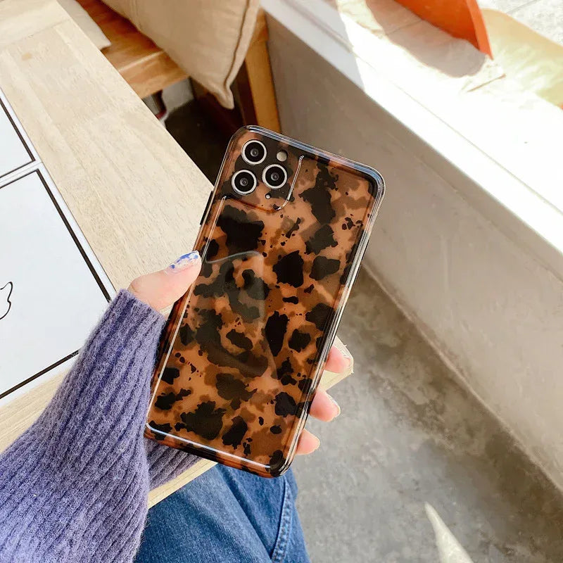 vintage-amber-pattern-iphone-case - Viexta