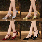 Latin Soft Bottom Heels - Viexta